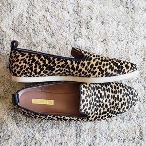 Louise et Cie Speckled Leopard Loafers